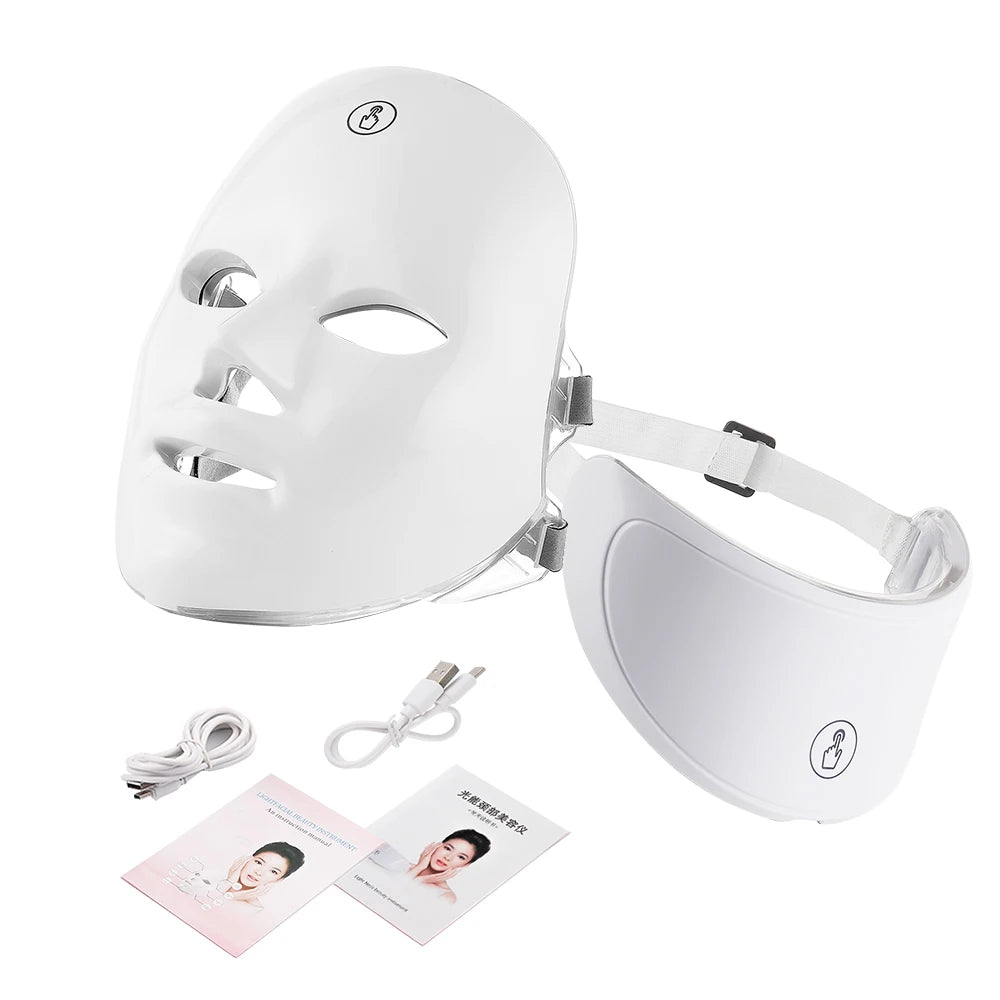 Face and Neck LED Skin Care Mask