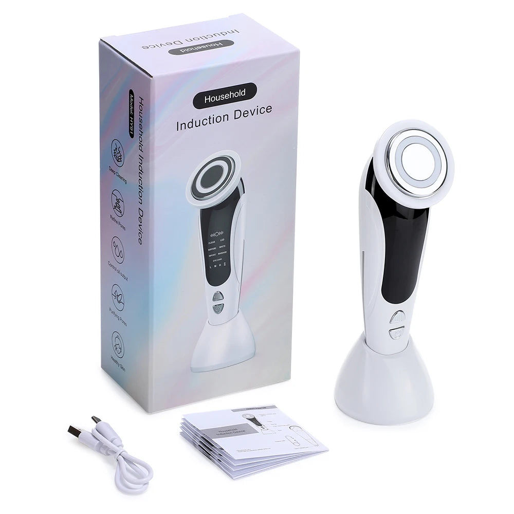 EMS Facial Massager with LED Light Therapy