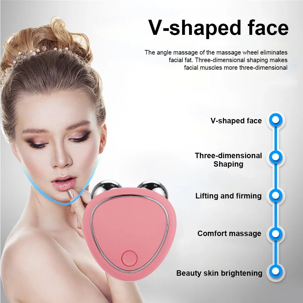 Electric Face Lifting Roller - EMS Microcurrent