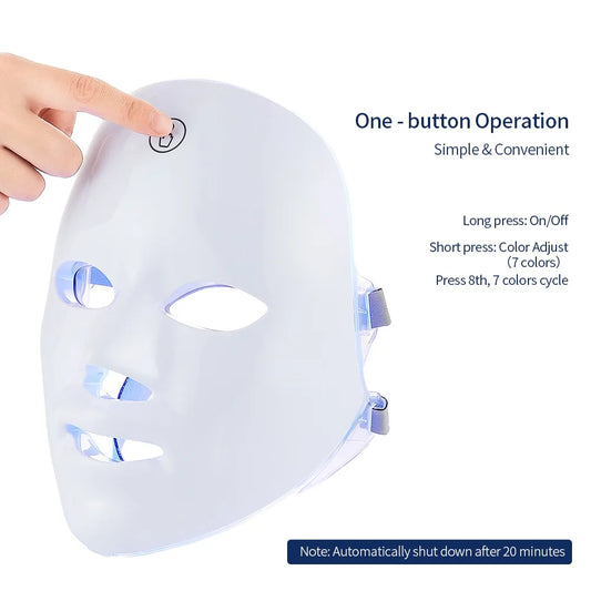 Face and Neck LED Skin Care Mask