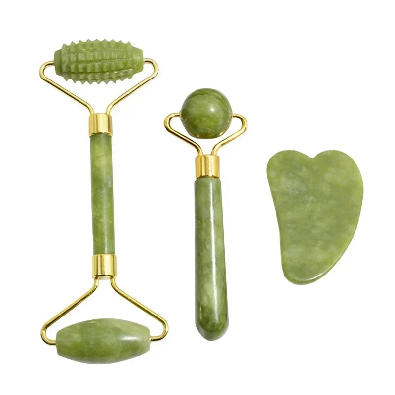 Jade Face Roller & Gua Sha