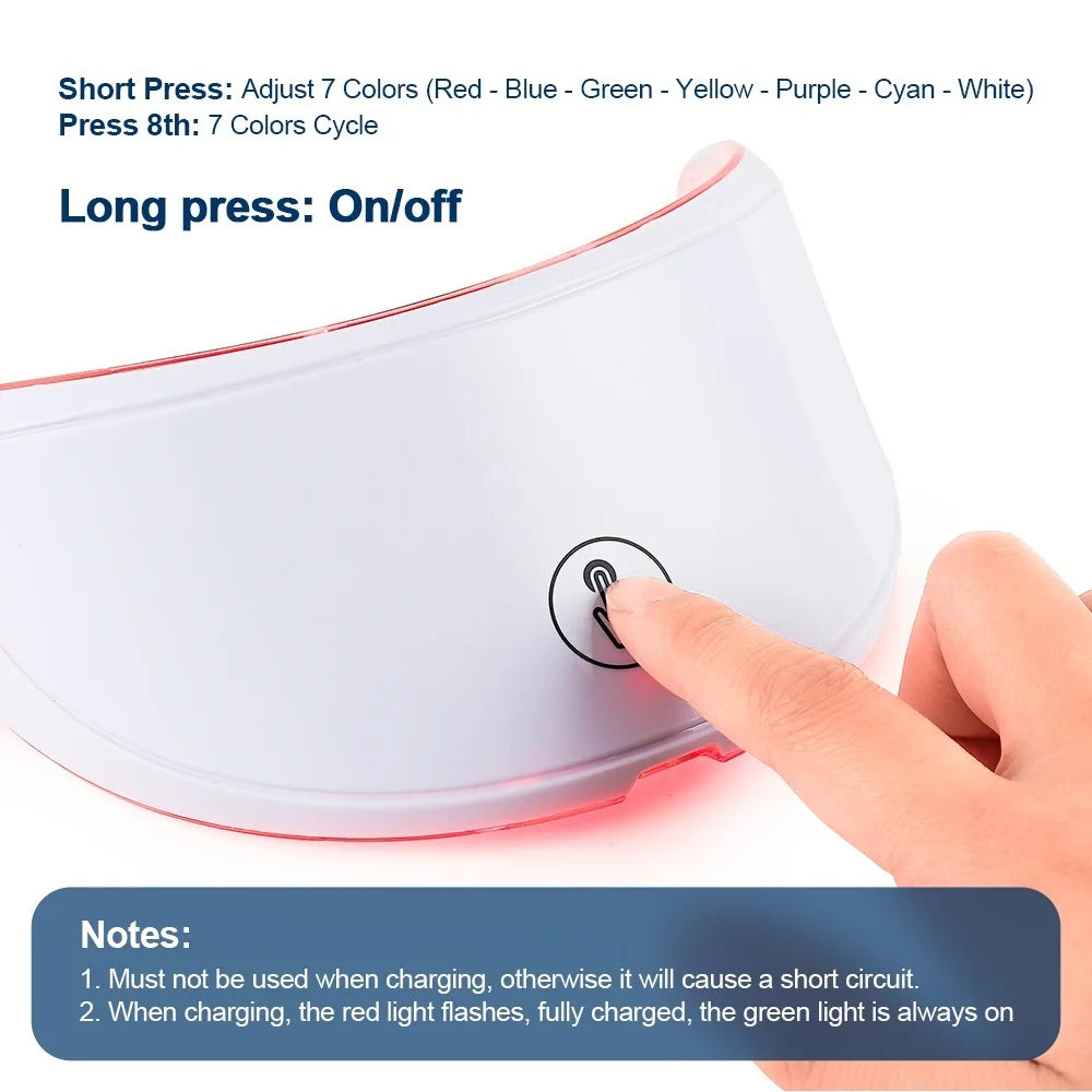 Face and Neck LED Skin Care Mask