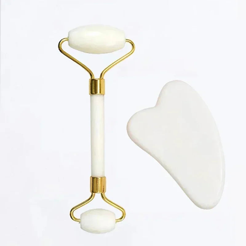 Jade Face Roller & Gua Sha