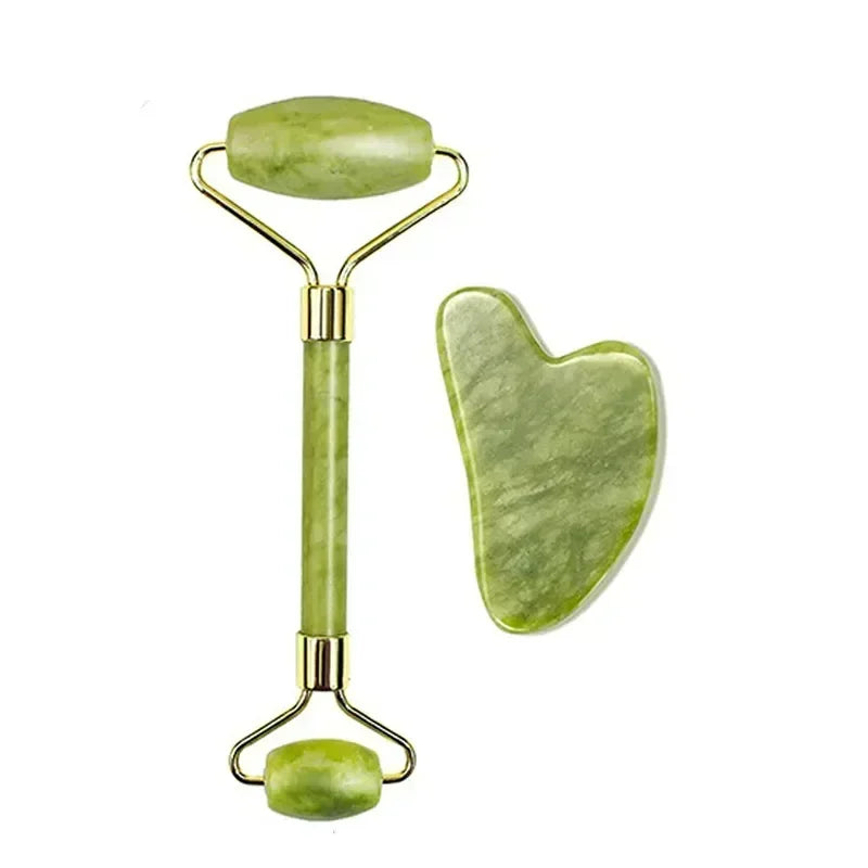 Jade Face Roller & Gua Sha