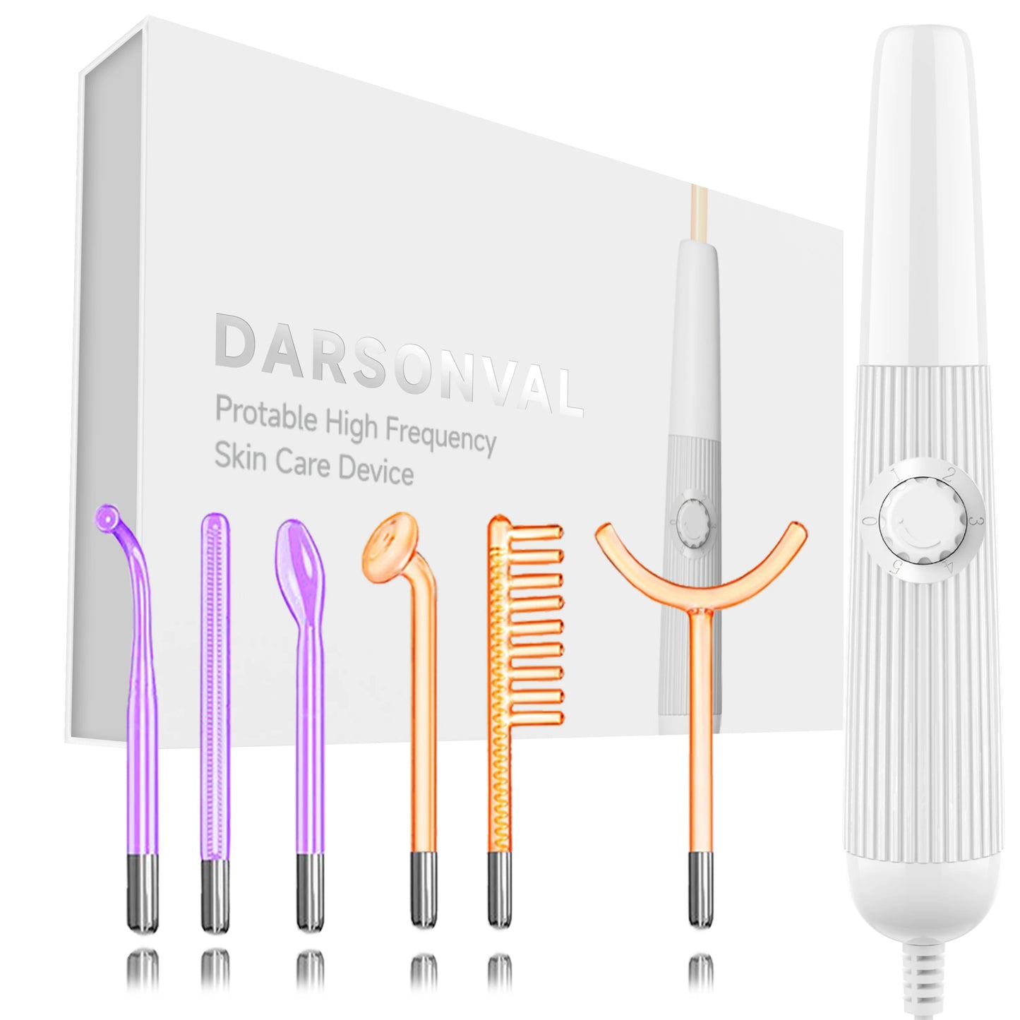 High Frequency Facial Machine with 6 Wands